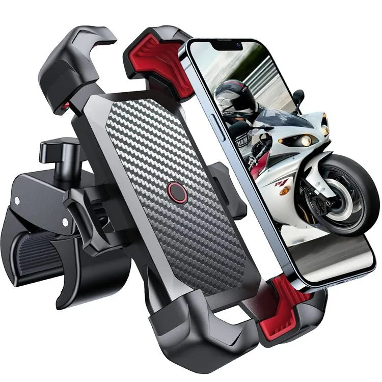 Adjustable Motorcycle Phone Handlebar Mount Compatible With All Cell Phone Bike Mobile Stand Phone Holder For Bicycle