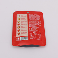 Sachet d'emballage alimentaire personnalisé en aluminium imprimé, scellé sur trois côtés, pour sauce au sésame, assaisonnement piquant, épices