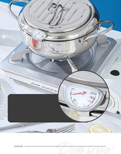 Poêle à Frire en Acier Inoxydable 304 pour Cuisine, Contrôle de Température par Induction, Idéale pour Poisson, Crevettes, Poulet - Product Image 6