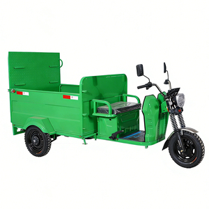 Tricycle Électrique Sanitaire à Caisse Ouverte 1000W 60V pour la Collecte <span class=keywords><strong>des</strong></span> Déchets et le Nettoyage Urbain - Product Image 1