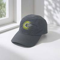 Casquette de camping OEM ODM personnalisée à 7 panneaux en nylon imperméable et respirant, avec logo imprimé par transfert thermique découpé au laser, vente en gros, légère, pour le ski et les activités de plein air