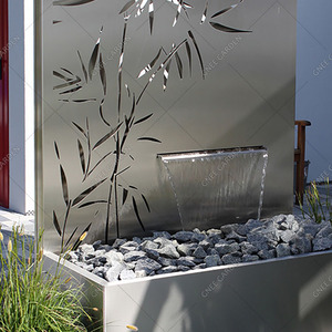 Fontaines <span class=keywords><strong>d</strong></span>'eau en acier corten, design <span class=keywords><strong>moderne</strong></span>, pour l'extérieur et l'intérieur, art de jardin - Product Image 3