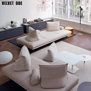 Sofá de Salón de Estilo Moderno Ligne Rosets Prado <span class=keywords><strong>Sin</strong></span> Brazos, Sofá de Tela de Doble Cara <span class=keywords><strong>Sin</strong></span> <span class=keywords><strong>Respaldo</strong></span>, Sofá de Dos Lados - Product Image 1