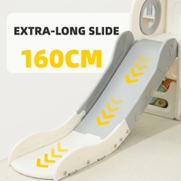 Ensemble de jeu pour enfants en plastique HDPE, toboggan, balançoire, maison de jeu, jouet éducatif pour l'intérieur et l'extérieur, pour bébé, maison, maternelle, divertissement familial