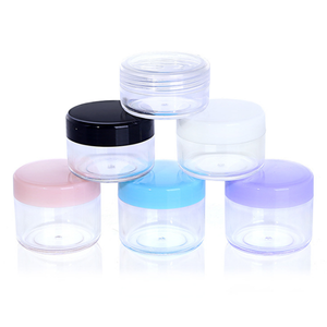 5 Gam 10 Gam 15 Gam 20 Gam Hồng Xanh Xanh Trắng Đen Trong Suốt Mỹ Phẩm Kem Jar, Vòng Facial Cream Mẫu Rỗng Cream <span class=keywords><strong>Container</strong></span> - Product Image 6
