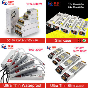 Saklar Led tegangan konstan, 110v 230v Ac ke Dc 5V 60A 300W, catu daya Dc 5V 60A S-300-5 - Product Image 4