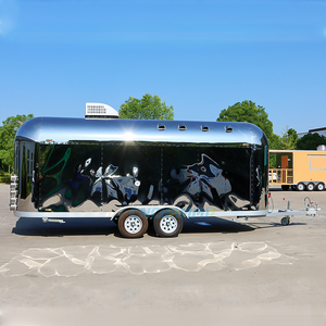 Chammp รถเข็นขายอาหารสุนัขร้อนพิซซ่าขายร้อนร้านอาหารตู้ขายอาหารจานด่วนตู้ขายอาหารตู้ขายอาหารสแตนเลส - Product Image 6