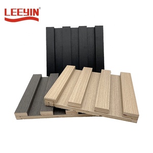 Tấm Ván Sàn Nội Thất Tấm Ván Gỗ Ván Ép Composite Tấm Ván Gỗ PVC Tấm Ván Tường Có Rãnh - Product Image 4