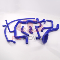 Kit de tuyau de radiateur en silicone, tuyau d'admission de liquide de refroidissement, compatible avec VW Corrado VR6 GOLF MK3 VR6 2.8 92-97 JMI