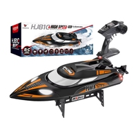 Yacht télécommandé HJ810B 2.4G haute vitesse 30+ MPH avec système de refroidissement par eau, bateau RC de sport, jouet