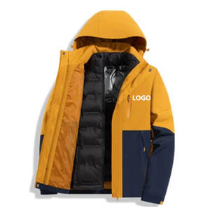 Design LOGO Doudoune Léger Matelassé Puffer Baggy Manteau à Capuche pour Homme Unisexe - Product Image 4