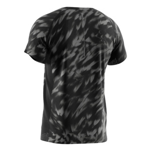 T-shirt de course à manches courtes pour homme, séchage rapide, anti-odeur, avec ventilation en maille ultra-légère, logos réfléchissants haute visibilité - Product Image 4