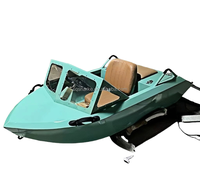 Mini jet ski en aluminium avec moteur électrique, embarcation de loisirs aquatiques inspirée des karts