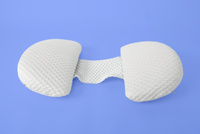 Oreiller de grossesse en mousse à mémoire de forme réglable et portable OEM/ODM avec thérapie lavable pour le confort du corps
