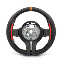Volant sport en cuir M avec palettes de changement de vitesse en carbone pour BMW F10 F15 F16 F20 F25 F26 F30 F32 F33 F36 M3 F80 M4 F82