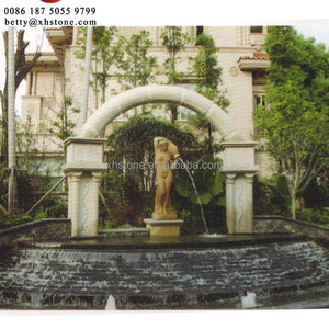 Lobby extérieur <span class=keywords><strong>moderne</strong></span> <span class=keywords><strong>d</strong></span>écoration marbre pierre grande <span class=keywords><strong>fontaine</strong></span> <span class=keywords><strong>d</strong></span>'eau dansante avec nue dame ange fille Statue grande cascade - Product Image 2
