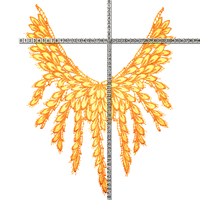 Poitrine Fleurs Broderie Dentelle Diy Accessoires De Mode Applique Patchs Conception Personnalisé Évider 3D Polyester Spot Couleur Vêtements