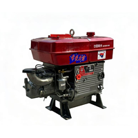 Moteur diesel monocylindre refroidi par eau à démarrage manuel quatre temps 20 CV ZS1115