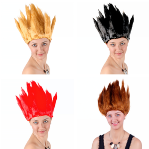 Perruque synthétique à pointes style punk pour cosplay de <span class=keywords><strong>troll</strong></span>, Halloween, carnaval, fête western, costume de personnage fantastique - Product Image 2