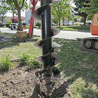 Meilleure vente Portable 3 points monté tracteur terre tarière pelle