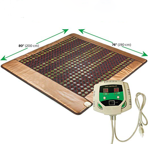 <span class=keywords><strong>Dos</strong></span> personas tamaño calmante de iones negativos Jade masaje colchón con temperatura ajustable - Product Image 3