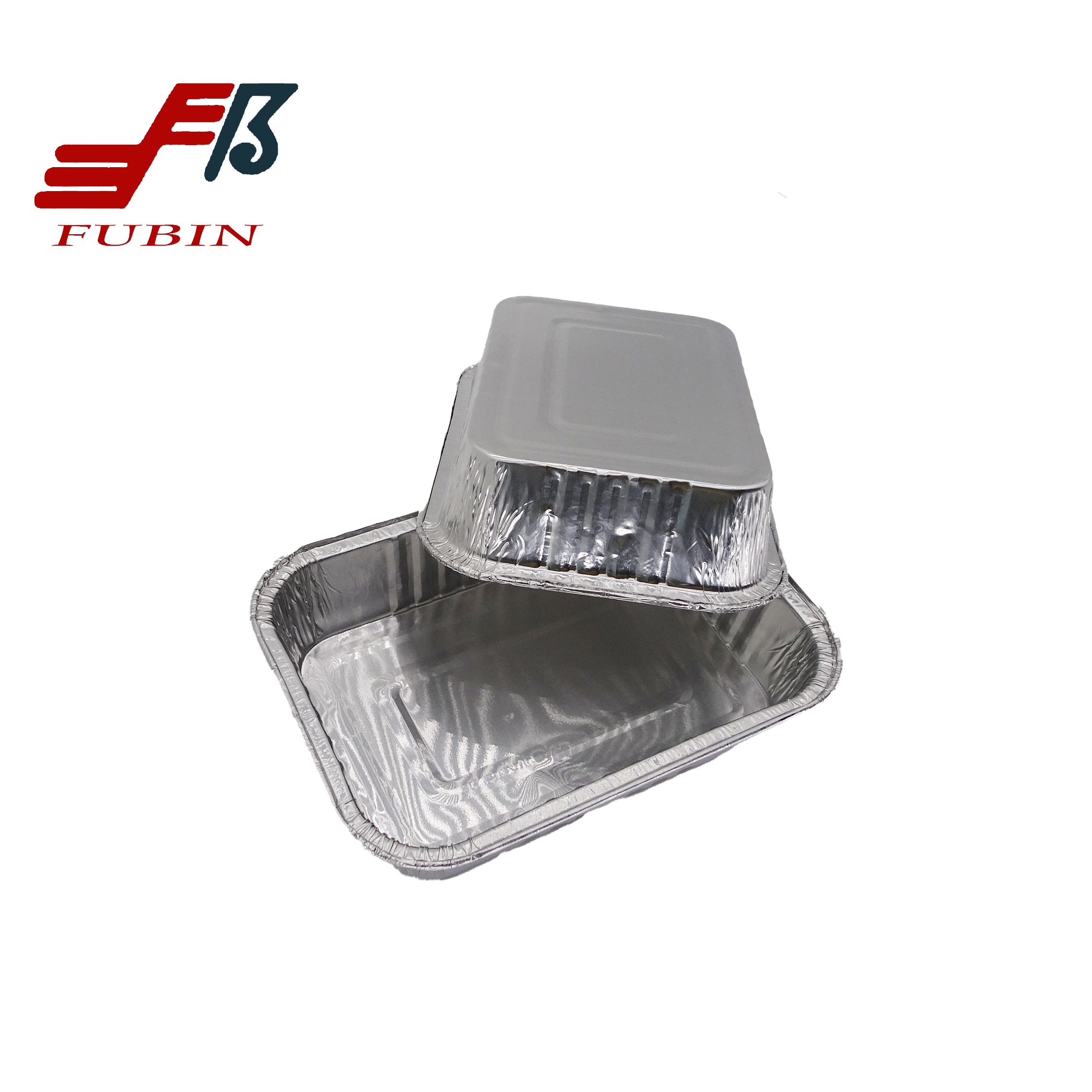 Disposable Aluminum Foil Baking Tray Loaf Pan Food Storage Container Set With Lid