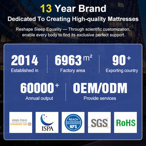 Fabrika kaynağı çok sahne kullanımı lüks tek yatak kaplama kumaşı lateks yatak orta yumuşak kral hibrid yatak - Product Image 5