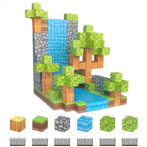 My World Cubo Magnetico per Bambini, Blocchi da Costruzione Magnetici Esplorazione della Foresta Fai da Te - Product Image 5