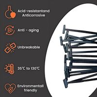 100 Pièces Attaches de Câble Universelles en Nylon, Serre-Câbles Autobloquants Robustes avec Bouton Poussoir, Résistants aux UV, Fixations pour Carrosserie Automobile pour Usage Quotidien