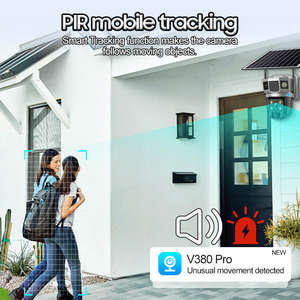 Caméra professionnelle V380 Pro APP 6,0 mégapixels, alimentation solaire, batterie, double éclairage, IP Pan&Tilt WIFI/4G AOV (enregistrement vidéo permanent) - Product Image 5