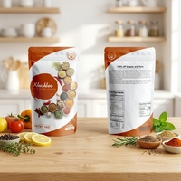 Sachet d'emballage alimentaire refermable à fermeture éclair, personnalisé en usine OEM, en PE Mylar de qualité alimentaire, pour snacks, noix, céréales et aliments