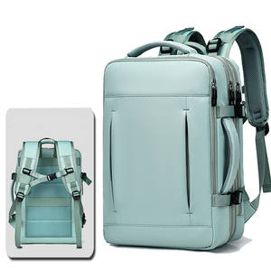 Sac à dos imperméable pour homme, grande capacité, en cuir, pour ordinateur portable, décontracté, professionnel, avec fermeture éclair, sac d'école - Product Image 4