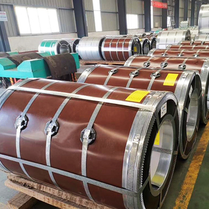 Bobina de Acero PPGI Directo de Fábrica, Acero Galvanizado Prepintado con Recubrimiento de Color Z61-Z80, Recubrimiento de Dureza Total, Lámina para Techos de Electrodomésticos - Product Image 5