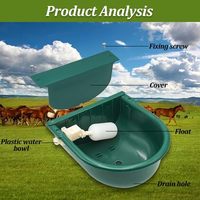 Abreuvoir automatique à flotteur pour bovins volailles moutons vache chèvre abreuvoir efficace pour animaux de la ferme nouvel état