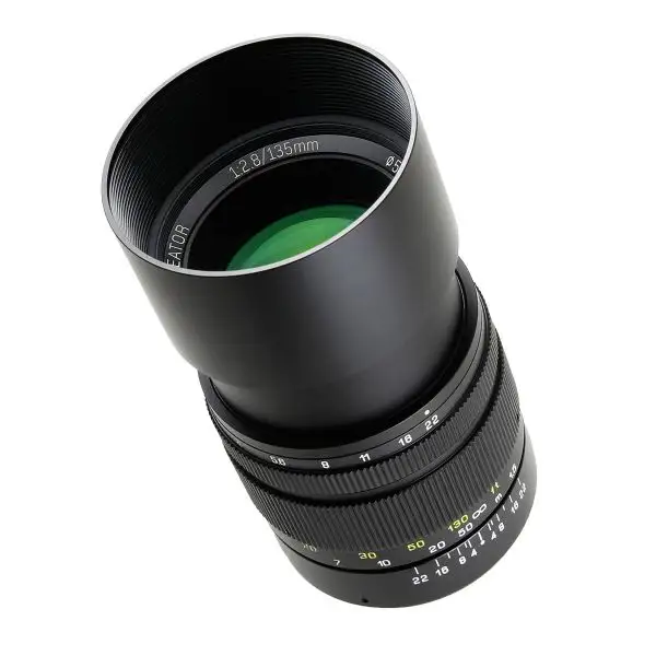 Zhong Yi Creator 135mm F2.8II lensa fokus tetap Manual