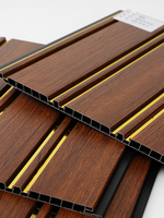 Panneau PVC creux 3D gaufré, résistant à l'usure, imperméable et ignifuge pour plafond intérieur - Vente en gros