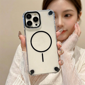 Funda de Teléfono de Lujo con Cristales de Colores para <span class=keywords><strong>iPhone</strong></span> 17 16 15 14 13 <span class=keywords><strong>12</strong></span> Pro Max, Carcasa Trasera de TPU y PC para Samsung Galaxy S25 - Product Image 1