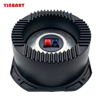 YINBART Haut-parleur médium de voiture 8 pouces, bobine vocale de 2 pouces, 4 ohms, aluminium et caoutchouc, 5-10W RMS, pour médiums et basses