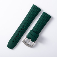 Bracelet de montre en silicone respirant 22 24 mm pour sport de plein air et plongée, à dégagement rapide, vente en gros, personnalisable OEM ODM