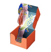 Boîte d'emballage de parfum élégante avec impression de Logo personnalisée, boîte postale en carton ondulé pour les soins personnels