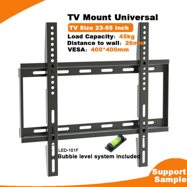 Fixed/Tilt Universal TV WALL MOUNT BRACKET 55 50 47 43 42 40 32 28 21