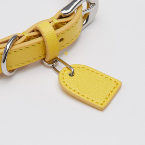 Correa ajustable para Collar de perro, de lujo, clásica, vegana, de cuero genuino - Product Image 3