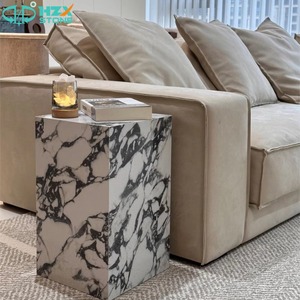 HZX Vente Chaude Pierre de Marbre Calacatta <span class=keywords><strong>Volia</strong></span> Polie et Étanche sur Mesure pour Socle et Table d'Appoint pour Villa et Maison - Product Image 6