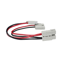 Connecteur de batterie de chariot élévateur DAMAVO personnalisé, indice de protection IP67, 12V 50A, faisceau de câbles en cuivre isolé en PVC, batterie industrielle électrique
