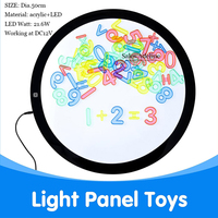 Jouet éducatif, table lumineuse sensorielle, table d'apprentissage éducative LED pour l'autisme et l'utilisation préscolaire