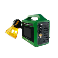 Handgehaltene Kunststoff-Lasermarkiermaschine für Tier-Etiketten, Faserlaser-Gravur für Kabel und PVC-HDPE-Rohre