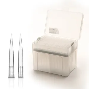 Cotaus Good Price Micropipette tips 1000ul 96 Wells Rack Wide Bore Tip Box Pippet Filter Pipette Tips Compatible with Dragon