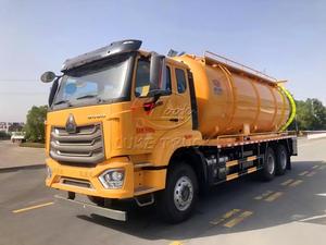 Camión Cisterna de Vacío de 20m³ Sinotruk HOWO 6x4 de 10 Ruedas, Vehículo de Succión de Lodos de Alta Eficiencia, Color y Logotipo Personalizables - Product Image 3