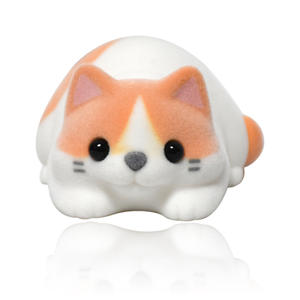 Usine directe pour Original floqué Animal couché Hamster Figurine Super doux joint soulagement du Stress vinyle jouet mignon ours lavé - Product Image 6