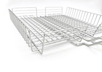 Panier de barbecue portable en acier inoxydable avec poignée en bois, résistant à la chaleur et à la corrosion, outils de barbecue pour le camping